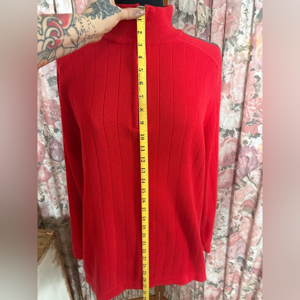 Cherokee Vibrant Red Knit Top - Picture 8 of 8